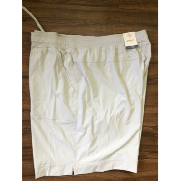 St John’s Bay Woman Stretch  Bermuda Shorts Khaki Plus Sz 3X Elastic Waist NWT - Picture 4 of 5